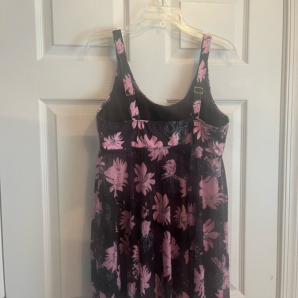 Women Plus Size Tropical Print 2 Piece Swimsuit Bathing Suit Tankini Set 14W 16W - Picture 6 of 12